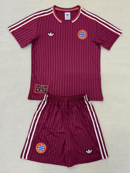 24-25 Bayern Red Kids Soccer Jersey