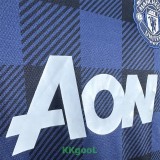 2013-2014 Man Utd Away Long Sleeve Retro Soccer Jersey (长袖)