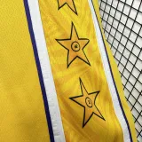 Lakers DONCIC #77 Yellow Top Quality Hot Pressing NBA Jersey(V领)