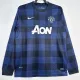 2013-2014 Man Utd Away Long Sleeve Retro Soccer Jersey (长袖)