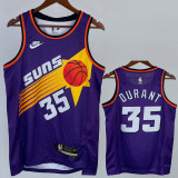 22-23 SUNS DURANT #35 Purple Retro Top Quality Hot Pressing NBA Jersey