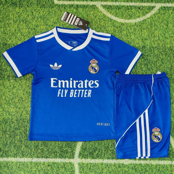 25-26 RMA Blue Kids Soccer Jersey