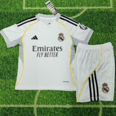 25-26 RMA Home Kids Soccer Jersey