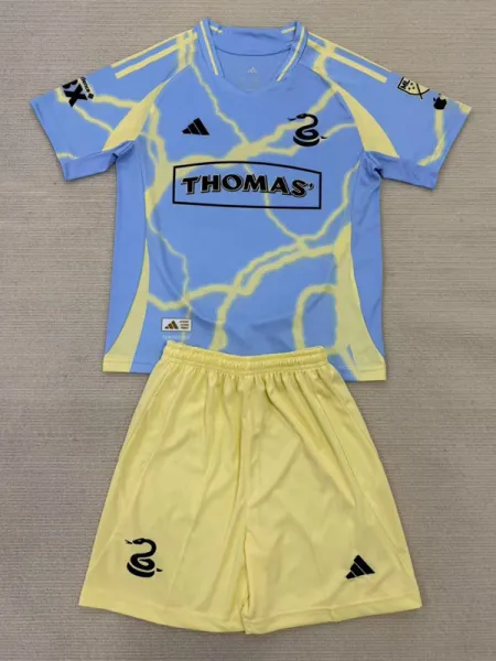 25-26 Philadelphia Union Home Kids Soccer Jersey (带章)