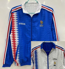 1994 France Blue & White Retro Double Sided Windbreaker (双面风衣)
