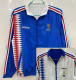 1994 France Blue & White Retro Double Sided Windbreaker (双面风衣)