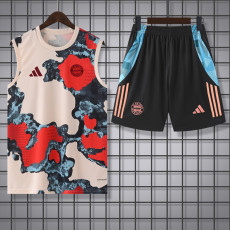 25-26 Bayern Khaki Tank top and shorts suit