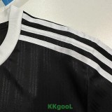 2025 AD Casual Black Fans Training shirts (三叶草)