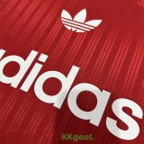 2025 AD Casual Red Fans Training shirts (三叶草)