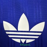 2025 AD Casual Blue Fans Training shirts (三叶草)