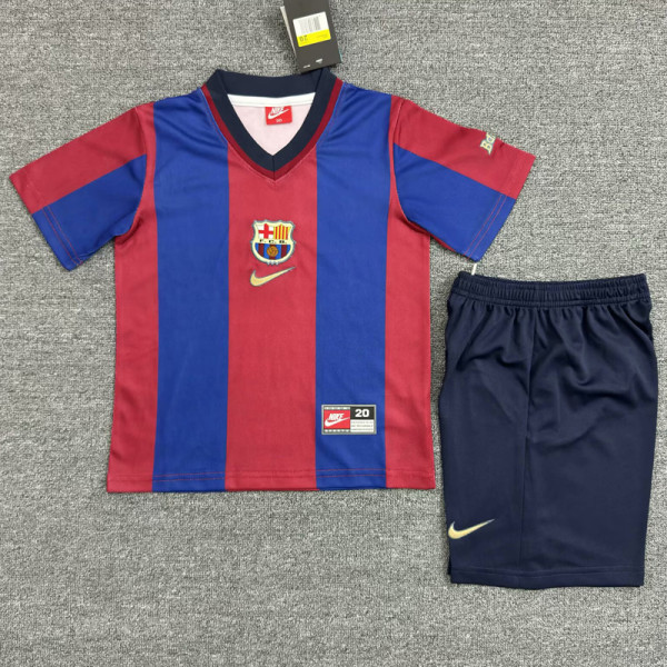 1998-1999 BAR Away Kids Retro Soccer Jersey