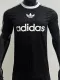 2025 AD Casual Black Player Version Training shirts *三叶草