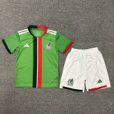 25-26 Mexico Special Edition Green Kids Soccer Jersey *ad