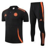 25-26 Colombia Black Polo Tracksuit