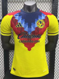 25-26 Club America Yellow Player Version Soccer Jersey (Caliente)
