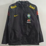 25-26 Brazil Black Windbreaker