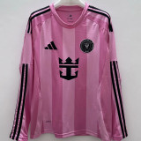 25-26 Inter Miami Home Long Sleeve Soccer Jersey (长袖)