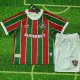 25-26 Fluminense Home Kids Soccer Jersey