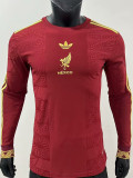25-26 Mexico Gold Cup Red Long Sleeve Player Version Soccer Jersey (长袖球员)