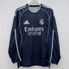 25-26 RMA Away Long Sleeve Soccer Jersey (长袖)
