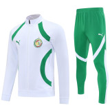 25-26 Senegal  White Jacket Tracksuit