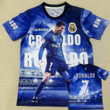 25-26 RMA RONALDO #7 Blue Special Edition Fans Soccer Jersey