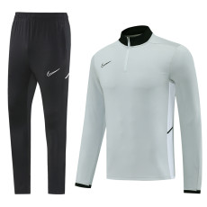 2025 NK Grey Half Pull Tracksuit #NB09 (半拉链)