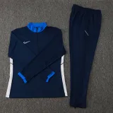 2025 NK Royal blue Half Pull Tracksuit #08 (半拉链)