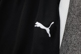 25-26 Portugal Black green Half Pull Tracksuit #B2507(半拉链)