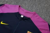 25-26 BAR Royal blue Half Pull Tracksuit #B2502(半拉链)