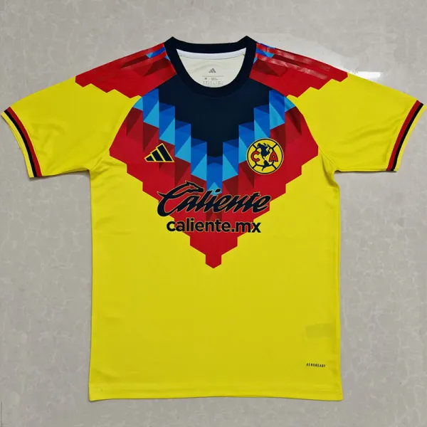 25-26 Club America Yellow Fans Soccer Jersey (Caliente)