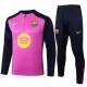 25-26 BAR Purple Half Pull Tracksuit #B2504(半拉链)