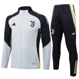 25-26 JUV Grey Black Jacket Tracksuit #A879
