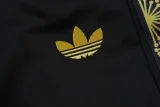 25-26 Mexico Black Kids Jacket Tracksuit
