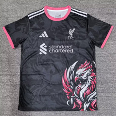 25-26 LIV Black Special Edition Fans Training shirts *粉袖边