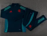 25-26 Flamengo Royal blue Half Pull Tracksuit (半拉链)