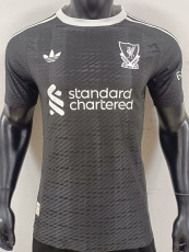 25-26 LIV Black Goalkeeper Player Version Soccer Jersey