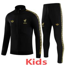25-26 Mexico Black Kids Jacket Tracksuit