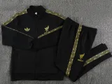 25-26 Mexico Black Kids Jacket Tracksuit