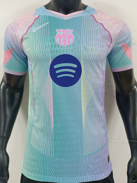 25-26 BAR Pink Blue Special Edition Player Version Training Shirts