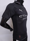 25-26 Man City Away Black Player Version Soccer Jersey