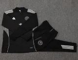 25-26 Inter Miami Black Half Pull Tracksuit #B2521(半拉链)