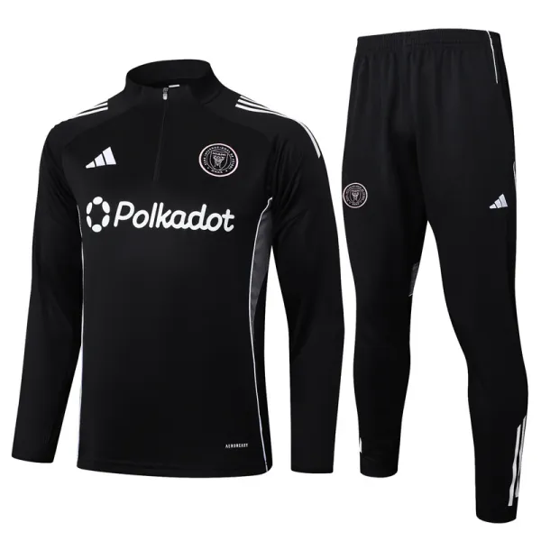 25-26 Inter Miami Black Half Pull Tracksuit #B2521(半拉链)