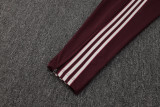 25-26 Bayern Deep Red Half Pull Tracksuit #B2512(半拉链)