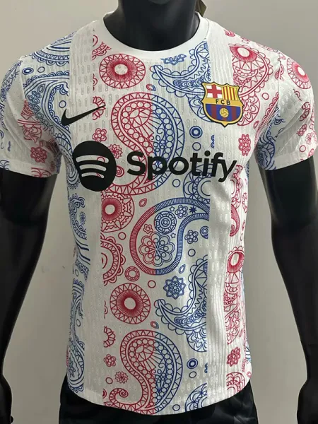 25-26 BAR White Special Edition Player Version Training Shirts