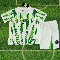 25-26 Nigeria Home Kids Soccer Jersey