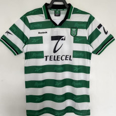 1999-2000 Sporting Lisbon Home Retro Soccer Jersey