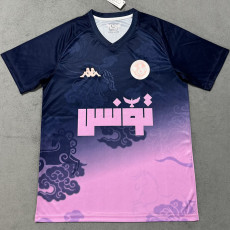 25-26 Tunisia Royal blue Special Edition Training shirts 突尼斯