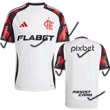 25-26 Flamengo Away Print Sponsor Fans Soccer Jersey