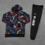 25-26 PSG Black Hoodie Tracksuit (卫衣套装)